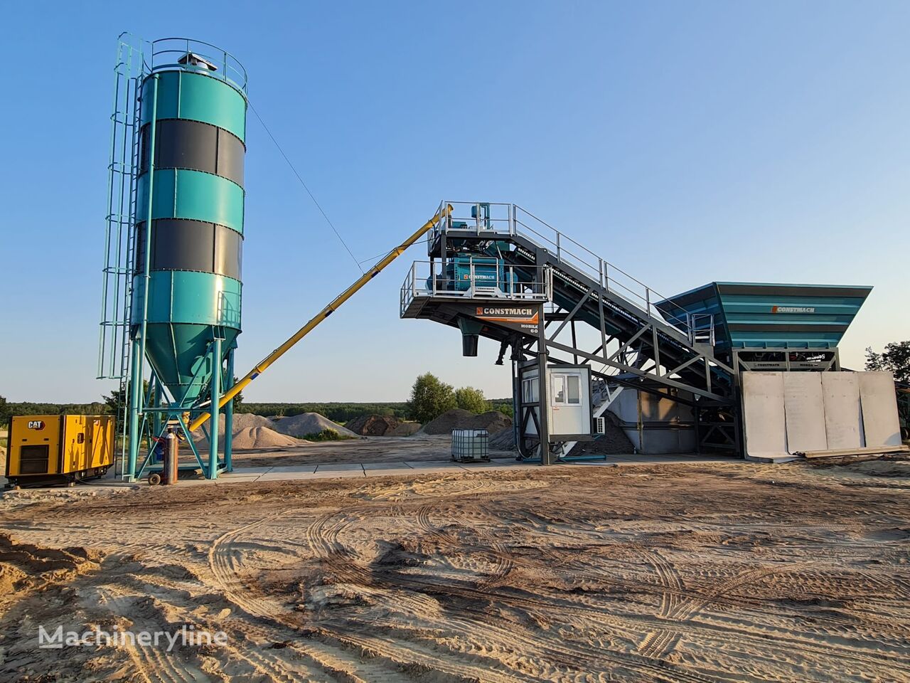 centrale à béton Constmach Mobile Concrete Batching Plants with Modern Designs 60 m3 Capaci neuve