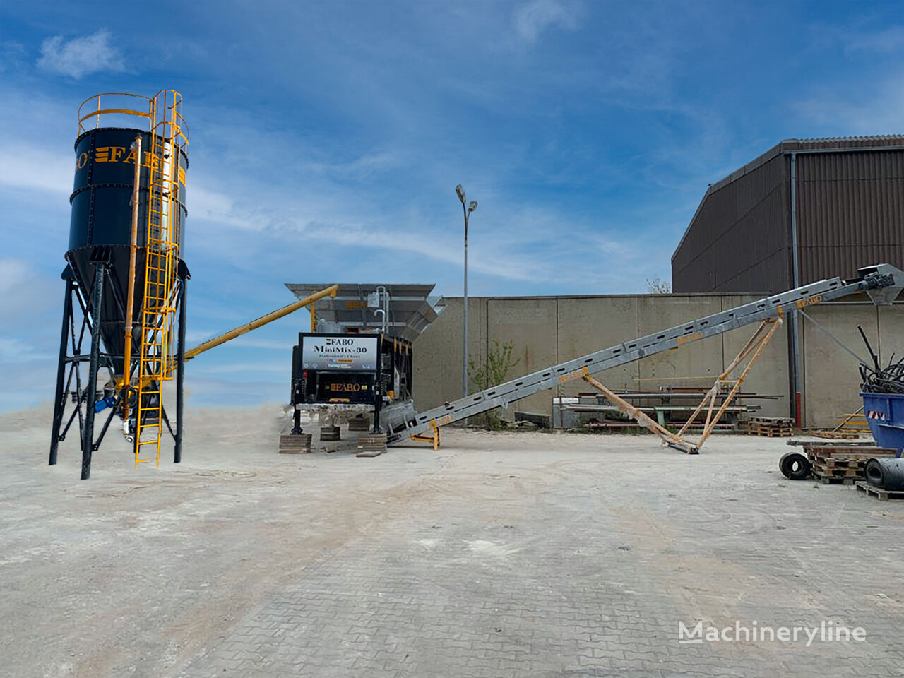 centrale à béton FABO MINIMIX 30 M3/H MOBILE CONCRETE PLANT neuve