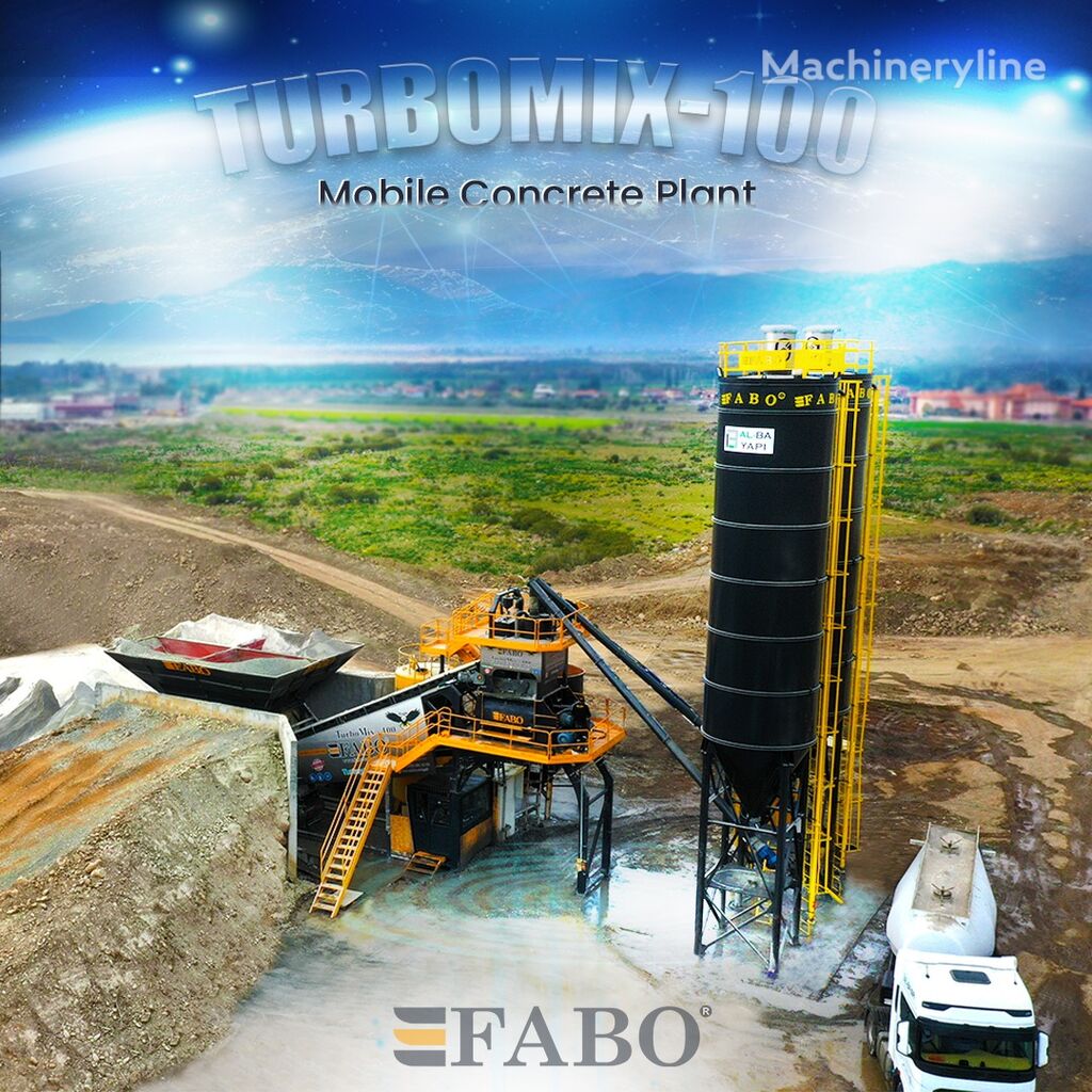 centrale à béton FABO TURBOMIX-100 Ceriya Mobilnyh betonnyh ustanovok neuve