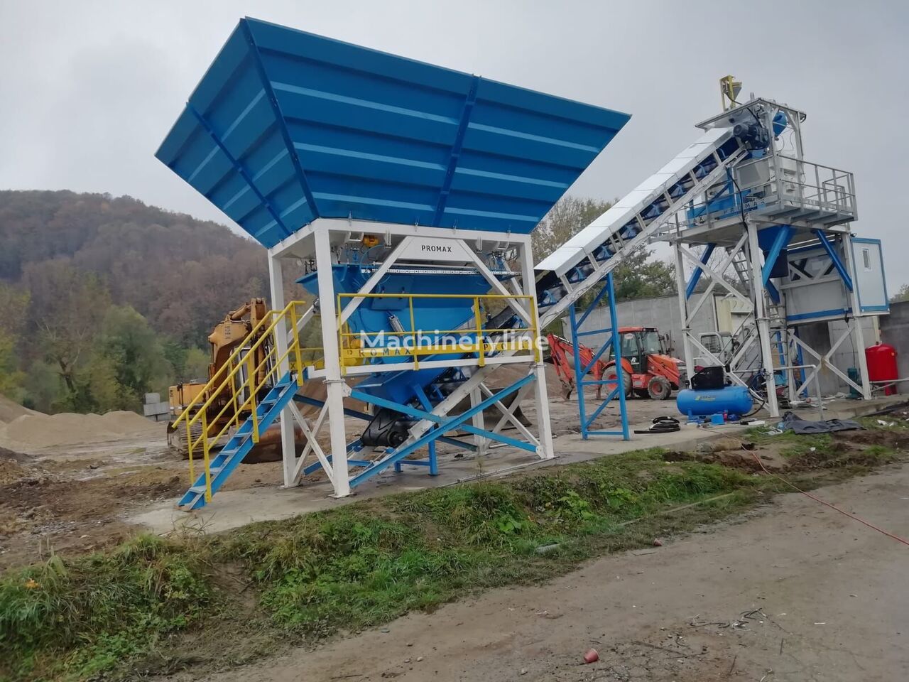 centrale à béton Promax Compact Concrete Batching Plant C60-SNG-PLUS (60m3/h neuve