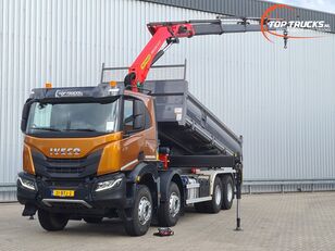 grue mobile IVECO X-way 480 8x4 - Palfinger Kraan, Crane, Kran, Grue - Kipper, Tip