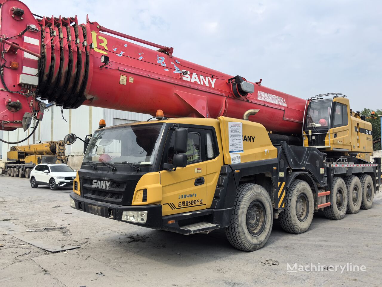 grue mobile Sany Sany STC1000 100 ton 100t 100tons used mounted truck crane